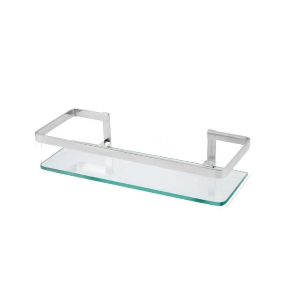 Suporte Porta Shampoo Multiuso Retangular Exclusivo Cromado Luxo Banheiro
