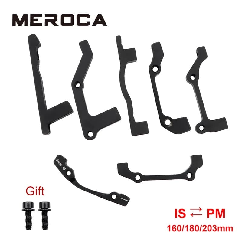 Disco De Freio A MTB PM/IS Adaptador 160/180/203mm/De Pinça De Liga De Alumínio Acessório De Bicicleta