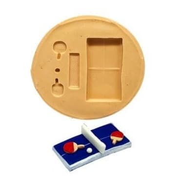Molde De Silicone Mesa De Ping Pong Tenis De Mesa