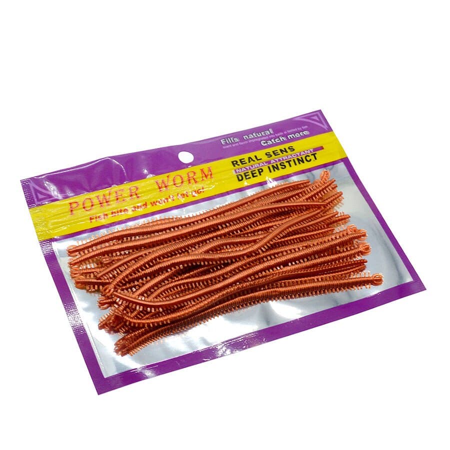 20 Pçs / Saco 13 Centímetros Minhocas Moles Isca Artificial Minhoca Iscas De Pesca Lifelike Fishy Cheiro Iscas Crankbait
