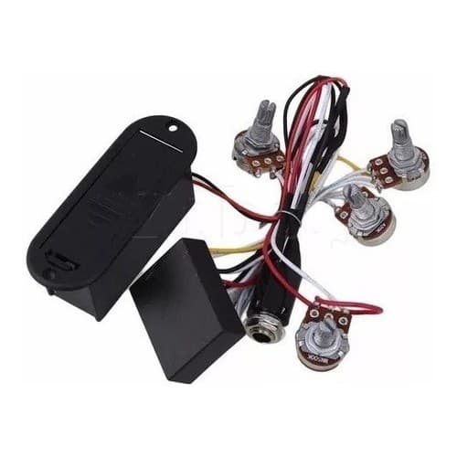 Circuito Ativo Para Baixo Music Man 4 Potenciometros Cod 055