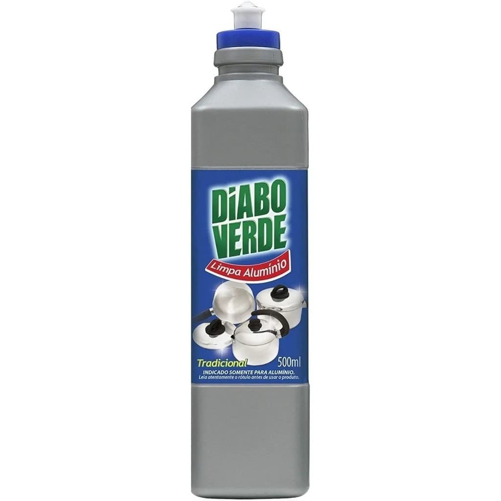Limpa Aluminio Tradicional Diabo Verde 500ml