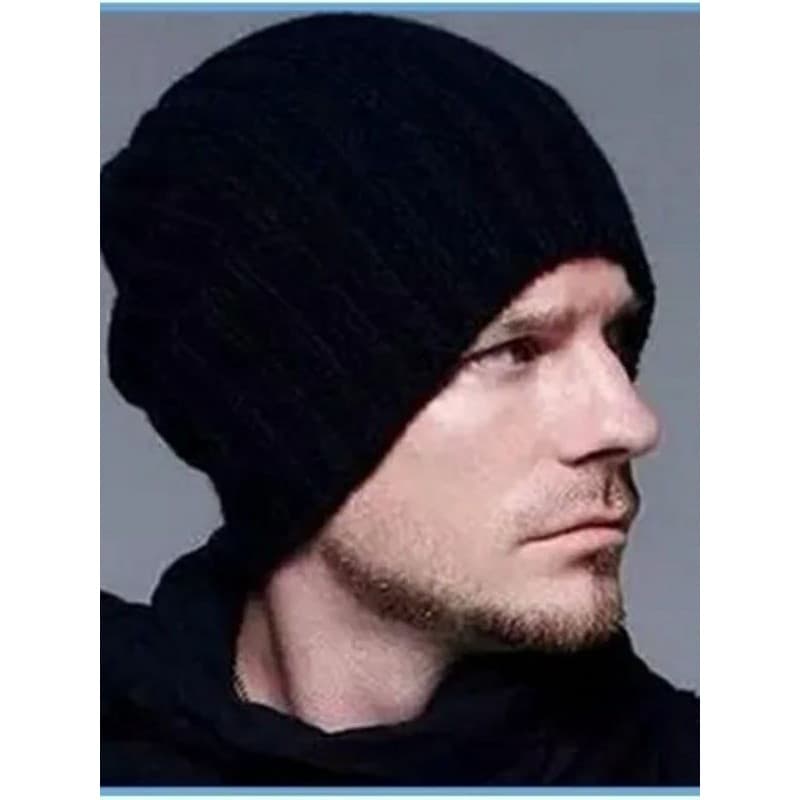 Touca Lã  Térmica  sem forro  Lisa   frio inverno gorro toucas de la simples toucas tricot tricô inverno frio