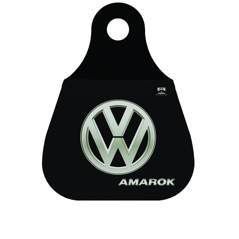 Lixinho lixeira lixo para cambio de carro Volkswagen Logo Prata Amarok