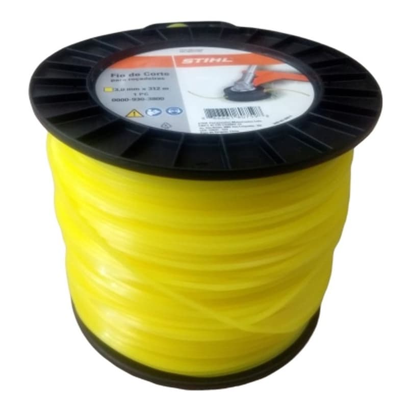 Bobina Fio De Nylon Stihl Original 3mm X 312m Quadrado