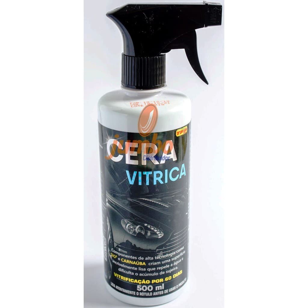 Cera Vitrica Automotiva Alta Tecnologia Sio2 Vitrificador 500 ml Pronta Entrega