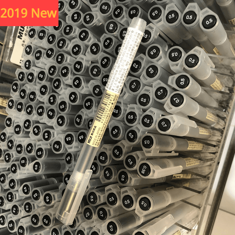 100 % Caneta De Tinta Preta MujiGel Fornecedor-Versão 2019