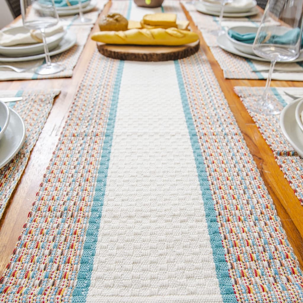 Caminho De Mesa Trilho Em Tear Mineiro Ideal Para Decorações Em Diversas Cores 100% Algodão