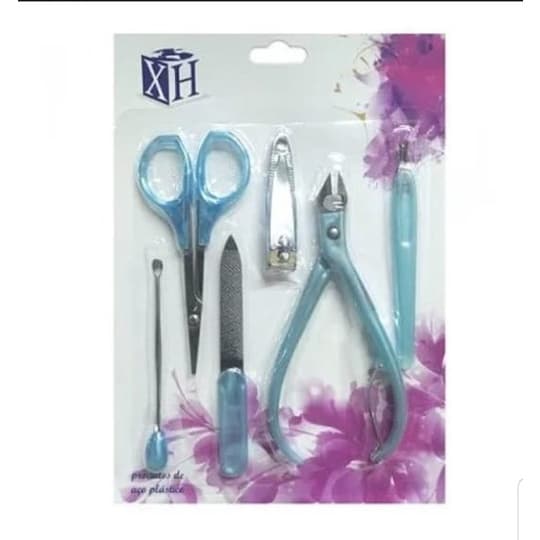 Combo Com 6 Kits Manicure Cada Kit com 6 Peças . Atacado