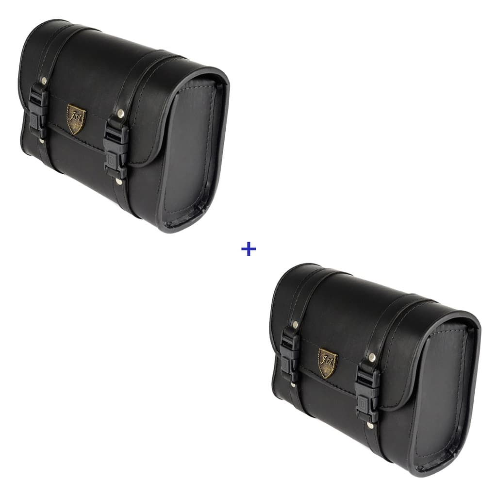Alforge Lateral de Balança Couro Sintético Par 3 Litros Universal