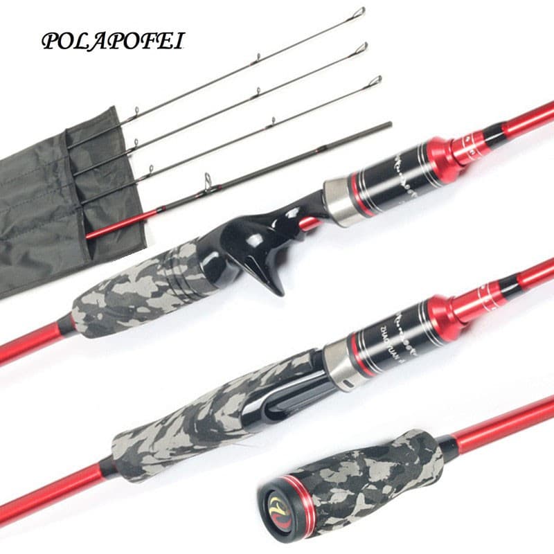 Vara De Pesca Ultraleve 1.8M/2.1M MH Fibra De Carbono Fiação Fundição LU Ya Truta F0041
