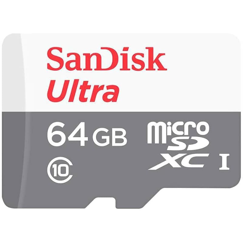 Cartão Memória 64GB Micro Ultra 100MBs Sandisk