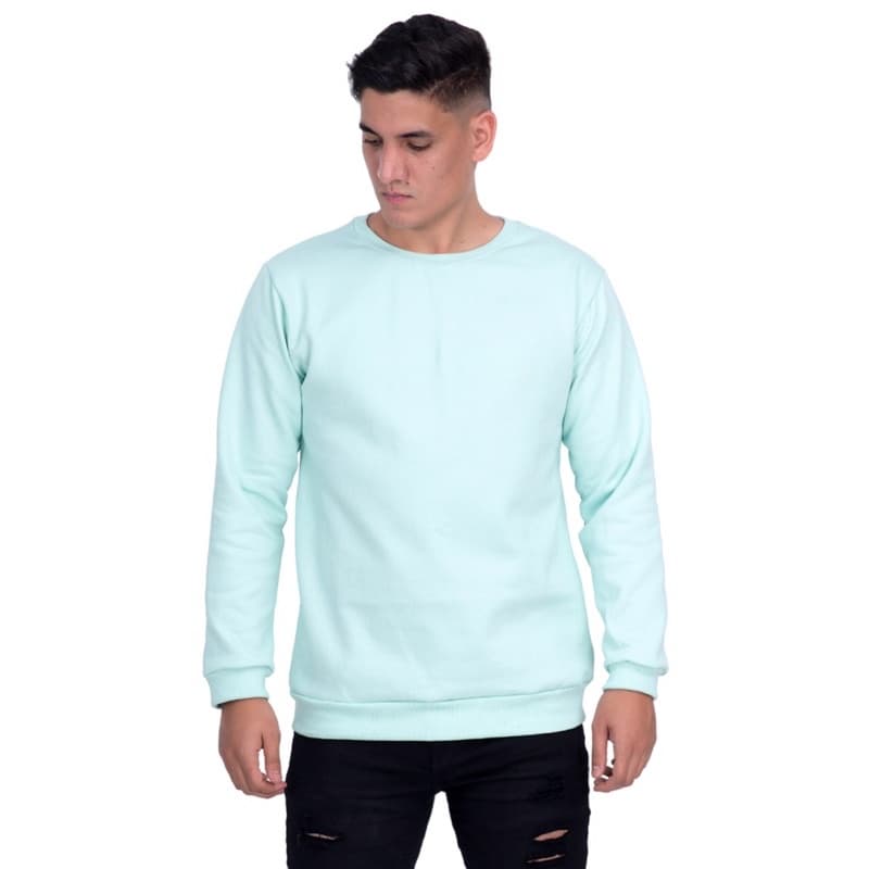 Moletom gola careca Azul marinho unissex sem estampa!!!! do P ao GG