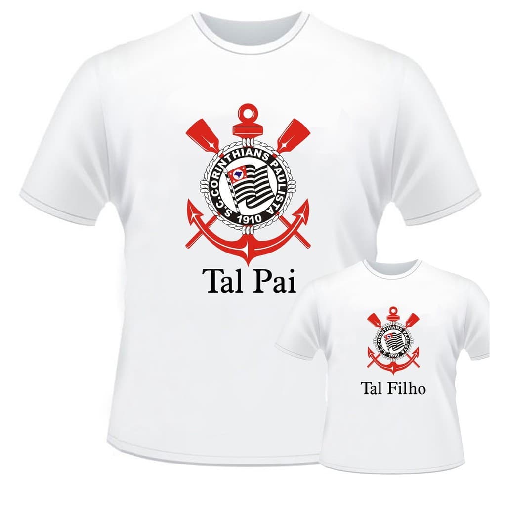 Camiseta Personalizada Papai e Filho (caneca brinde)