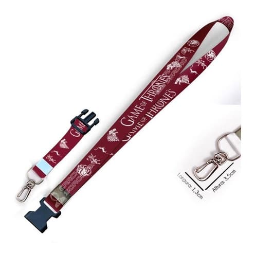 Chaveiro Game Of Thrones C0130p Com Mosquete Retrô E Engate
