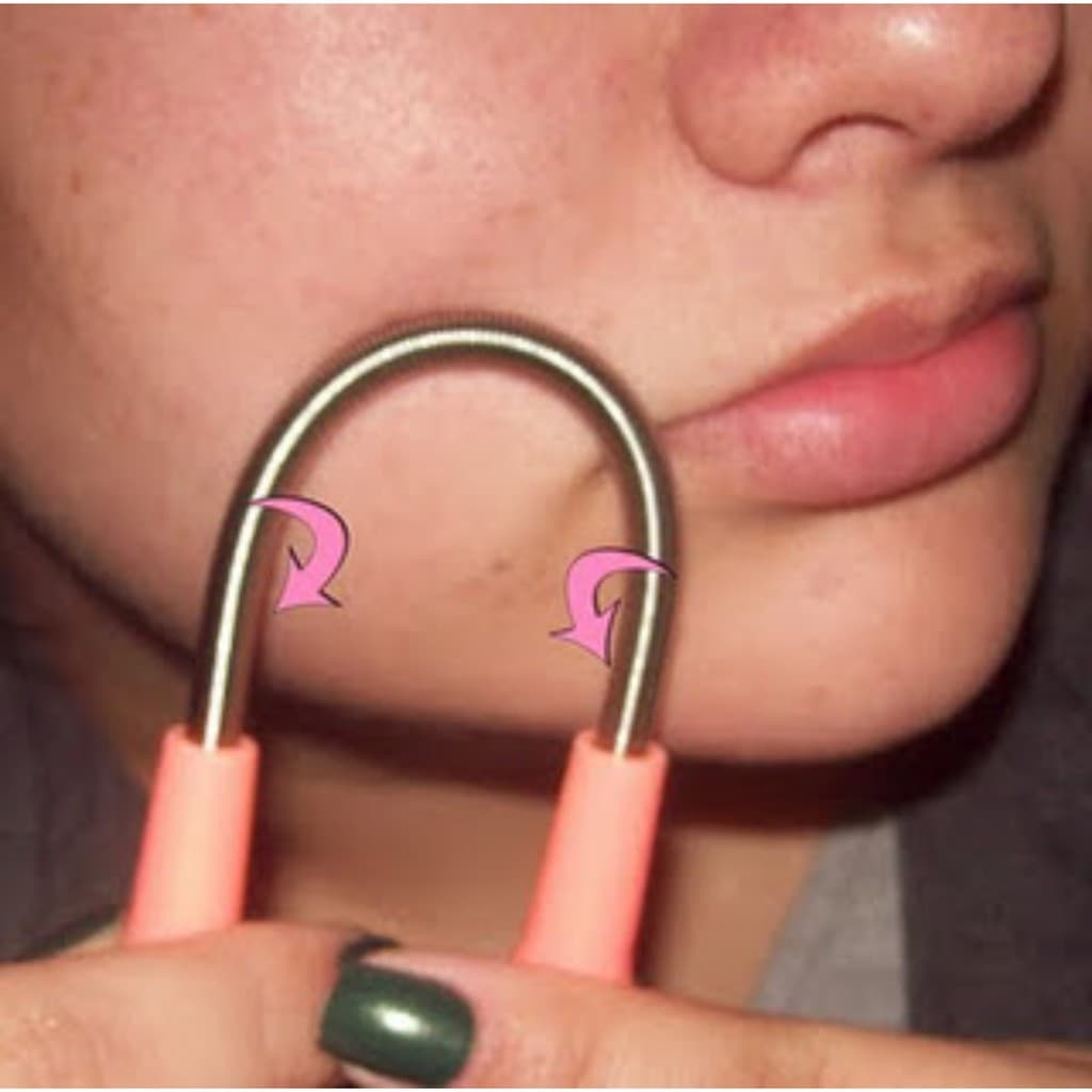 Depilador Facial -  Bastão Com Mola. Mola  para Depilação Facial PRODUTO A PRONTA ENTREGA