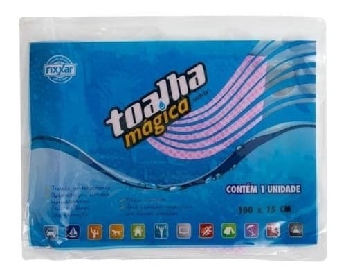 Toalha Mágica Multiuso Original Alta Absorção Resistente