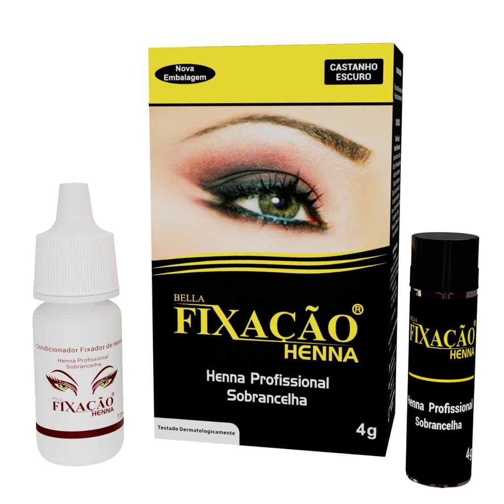 Henna para Sobrancelhas Bella Fixação 4g
