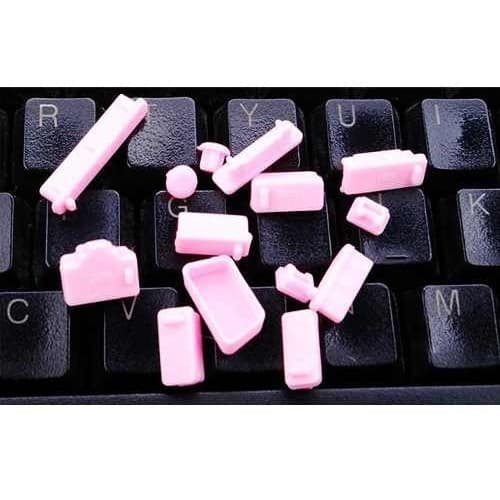 Tampas Anti Poeira Para Notebook Na Cor Rosa 13 Peças