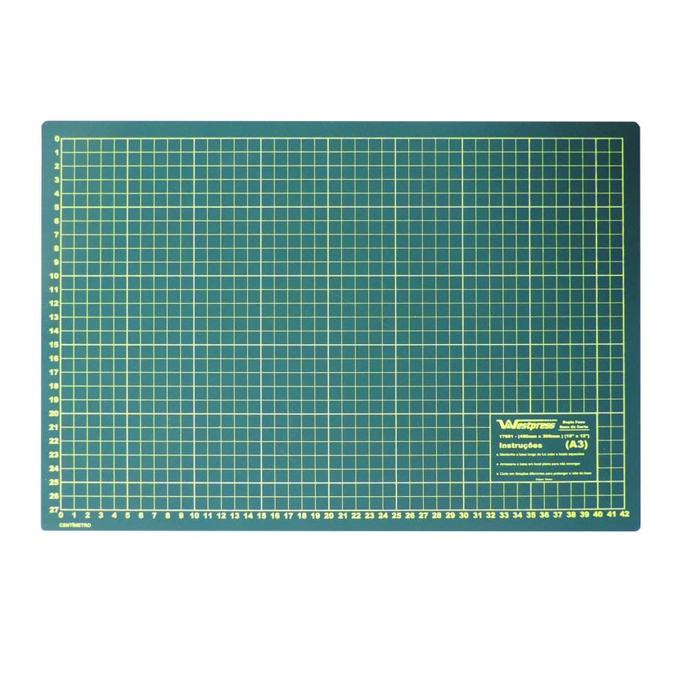 Base para Corte de Tecidos Patchwork e Scrapbook Frente e Verso - 45 x 30-Westpress
