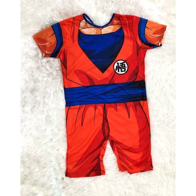 Fantasia Temática Goku Infantil Masculina Heróis Barato Menino Promoção