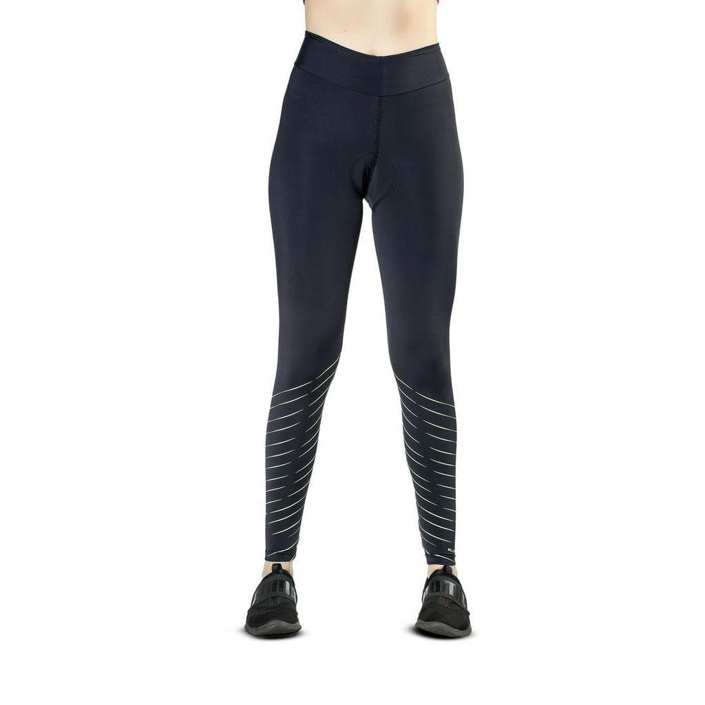 Calça Ciclismo Elite Preto/Verde Feminino Confortável