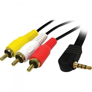 Cabo  P2 ESTEREO 90 GRAUS PARA  3rca 1,5m