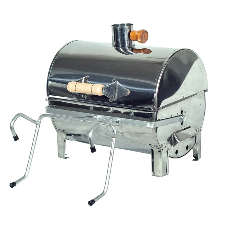 Churrasqueira Bafinho Barco mini bafo lancha veleiro canoa Inox (30x20)