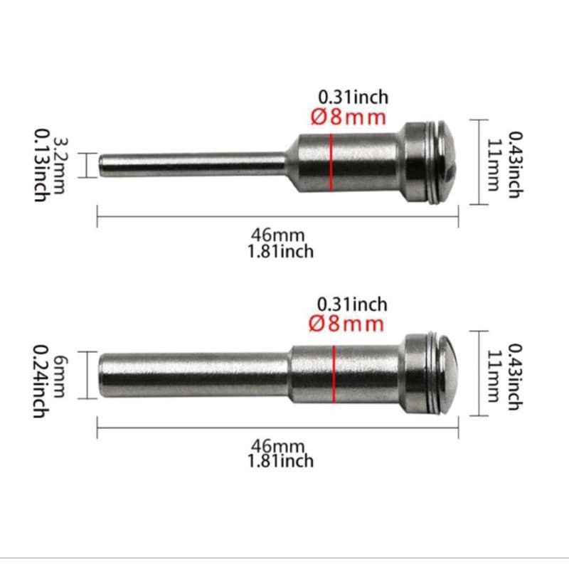 Haste Adaptador Mandril P/ Micro Retifica