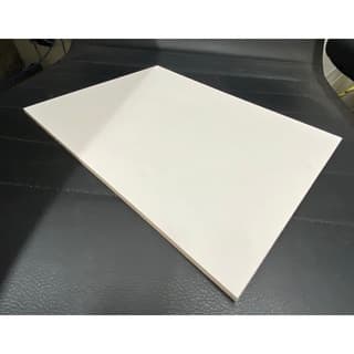 Placa de MDF 6mm branca dupla face tamanho A4 21cm x 29,7cm para decoração