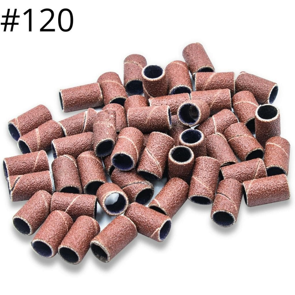 Lixa Refil para Broca Lixadeira Elétrica Unha #120, 50 Und