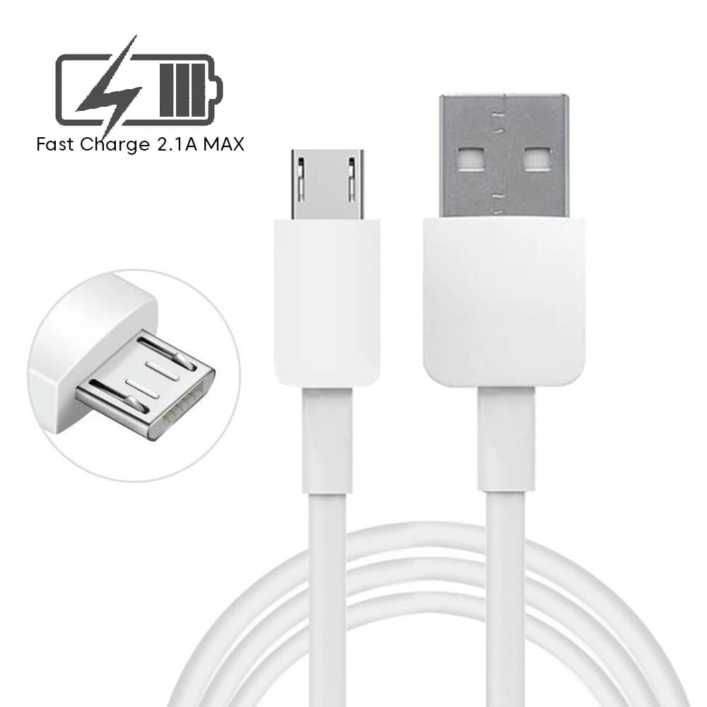Cabo Carregador Turbo 2 metros Micro-USB 2.1A Para Android