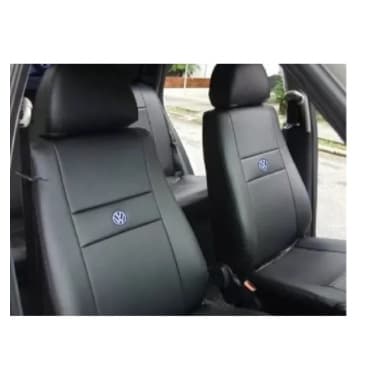Capa Banco De Carro Em Couro Vw Gol Voyage G1 G2 G3 G4 G5 G6 G7 Todos