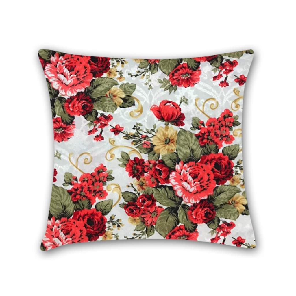 1 Capa de Almofada Jacquard  Com Zíper 42x42cm Avulsa Para Decoração de Sala Quarto Escritório Estampado Colorido