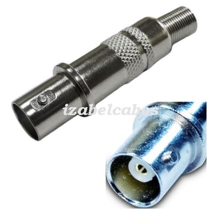 kit  C/3 Conector BNC Fêmea + Mola para CFTV