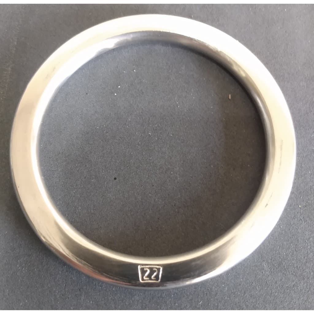 Argola Chata Nº 22 em Aço Inox
