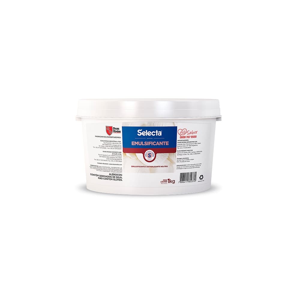 EMULSIFICANTE POTE 1KG NEUTRO SELECTA DUAS RODAS