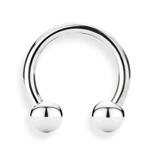 Piercing  Ferradura Joia Em Aço Cirurgico 316l Antialergico
