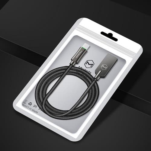 Cabo Carregador iPhone Lightning Led Auto Disconect