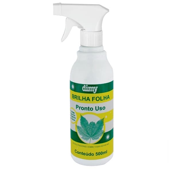 Brilha Folha Pronto Uso Dimy - Previne Cochonilhas e Pulgões, dá Brilho e Limpa Folhas - 500ml