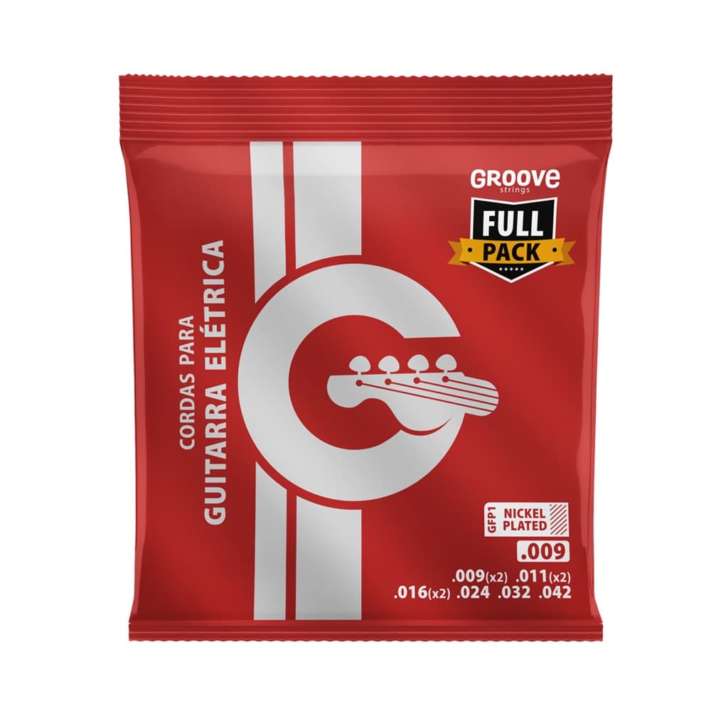 Encordoamento Groove P/ Guitarra GFP1 Full Package 9/42 - EC0341