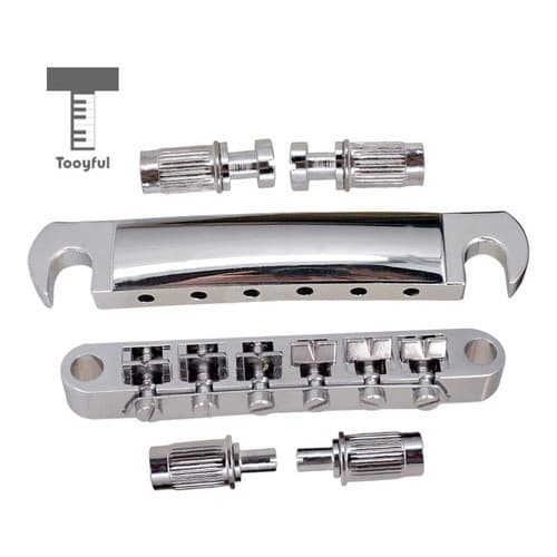 Ponte Guitarra Cromada Completa Modelo Lp | Sg | Etc Cod 161
