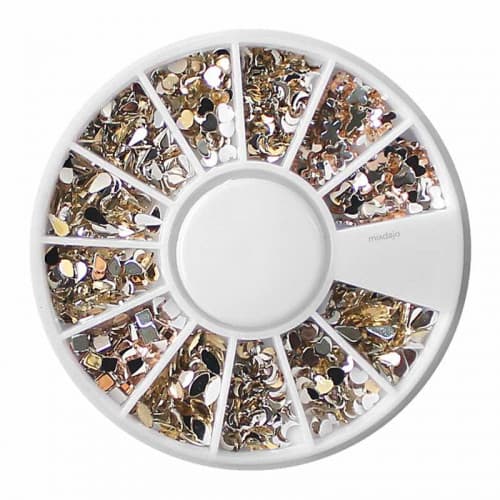Disco De Pedrarias Champagne Mp54 Decoração De Unhas 3d Manicure Art Nail