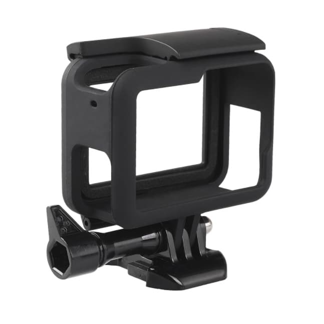 Frame vertical para gopro hero 5 6 7 e Hero 2018 armação horizontal telesin estrutura vazada