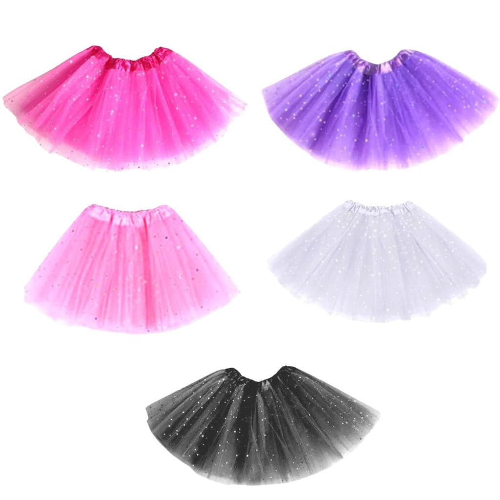 Saia De Tule Lisa Infantil - 9 Cores
