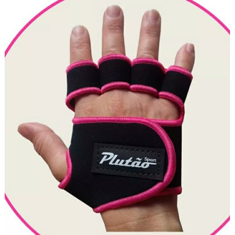 Kit com 8 pares de luvas fitness Academia sem polegar.