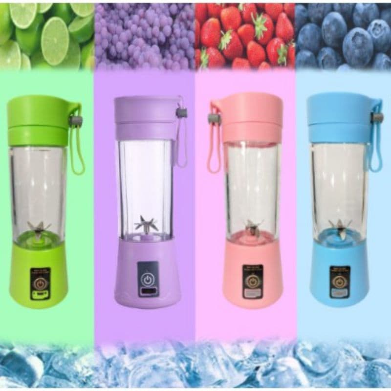 Mini Liquidificador Port谩til 6 laminas Shake N Take Juice Cup Oferta