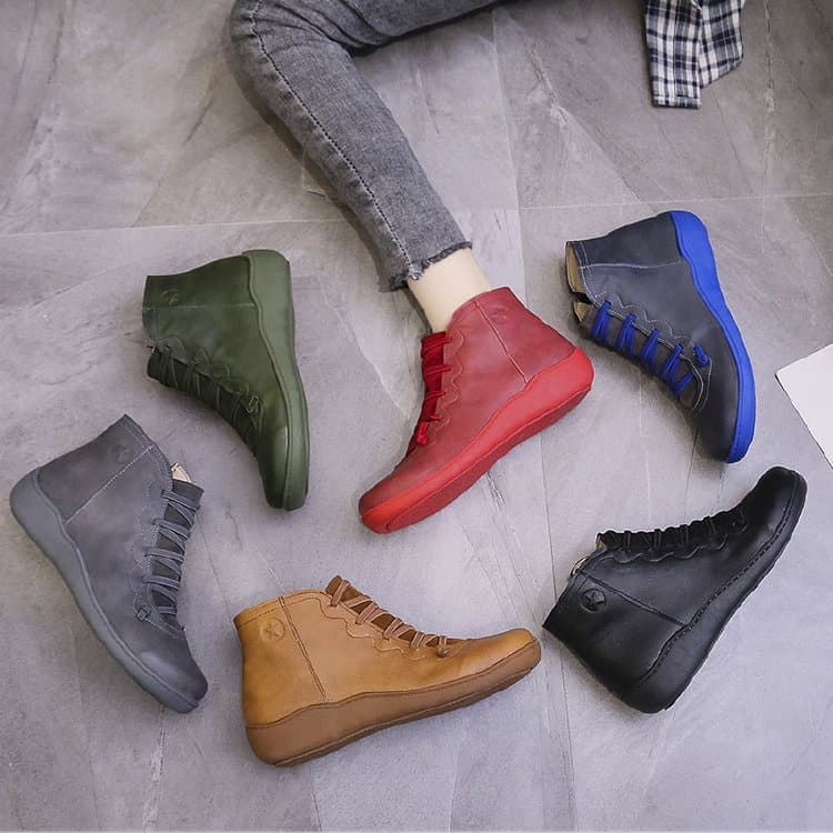 Estilo 2019 Martin botas femininas de cano alto 100, botas curtas botas casuais femininas de sola plana botas femininas
