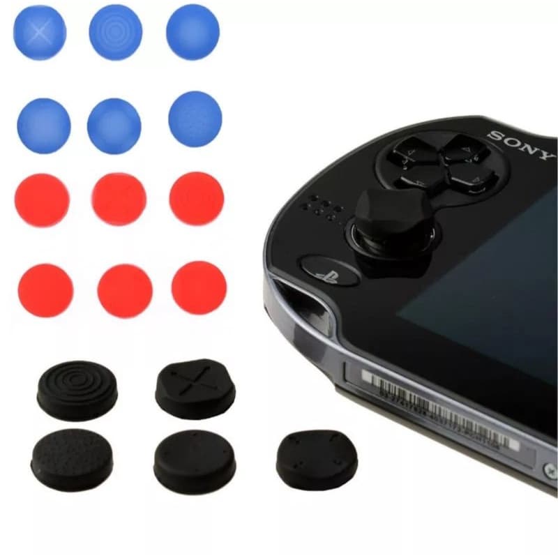 kit 6 Grips Borracha de silicone para analógico de Ps Vita