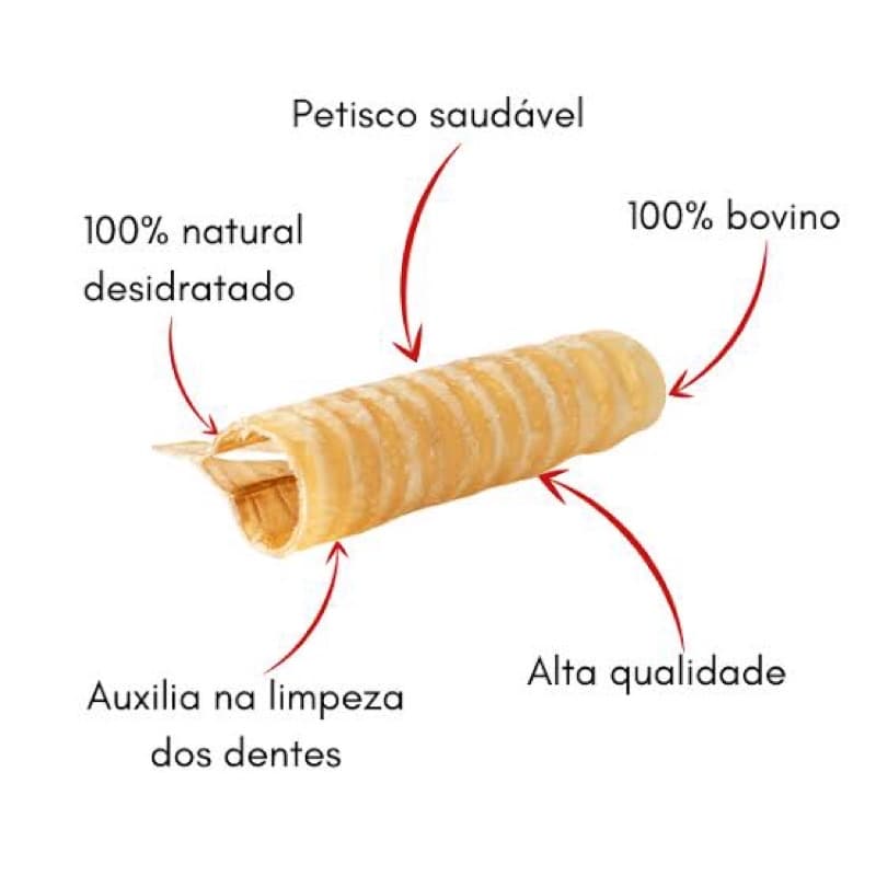 Brinquedo Mordedor 100% Natural Torresmo Pet Treats